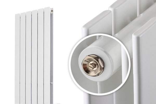 Grzejnik pionowy - zawór